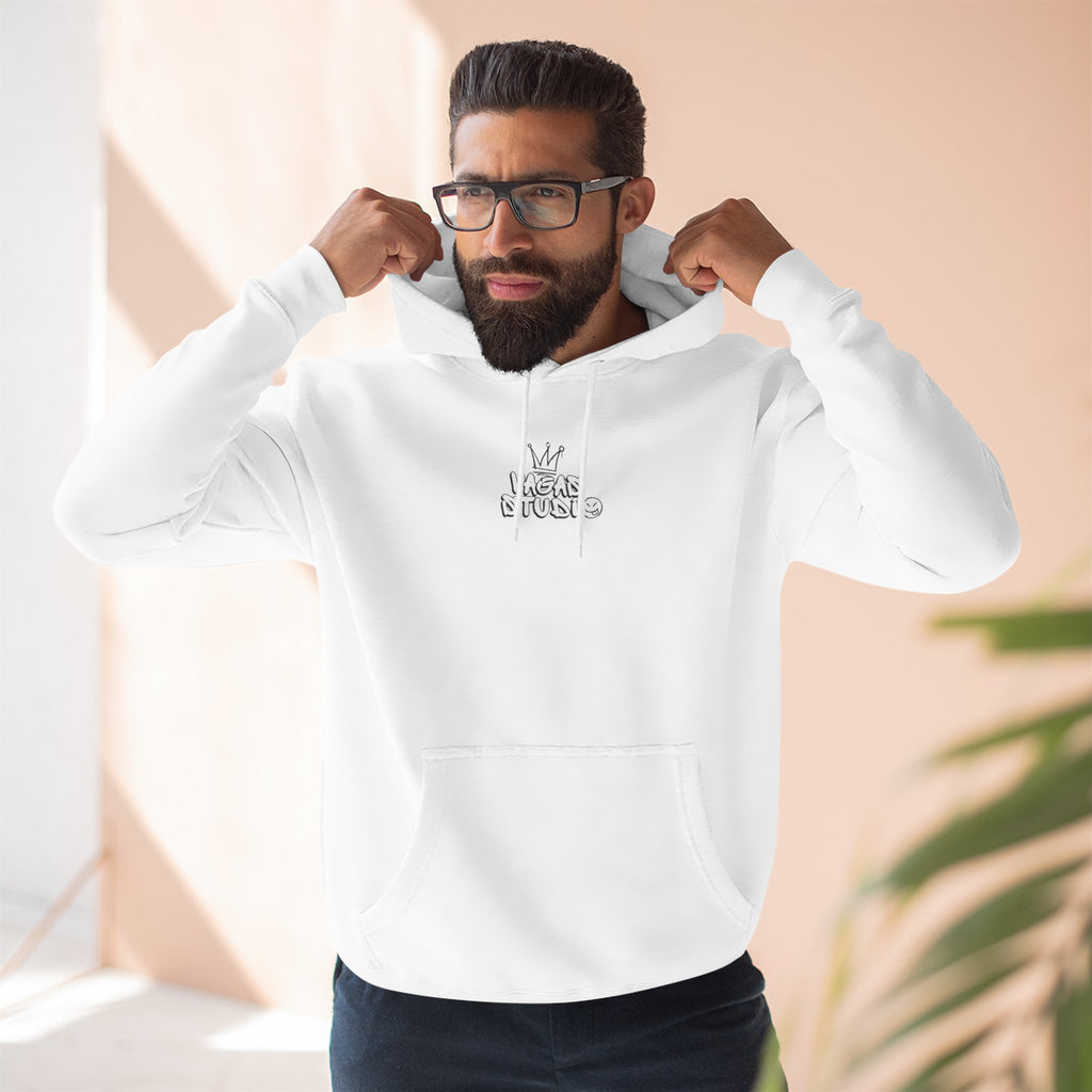 VAGAS studio - Sweat à capuche en polaire à trois panneaux