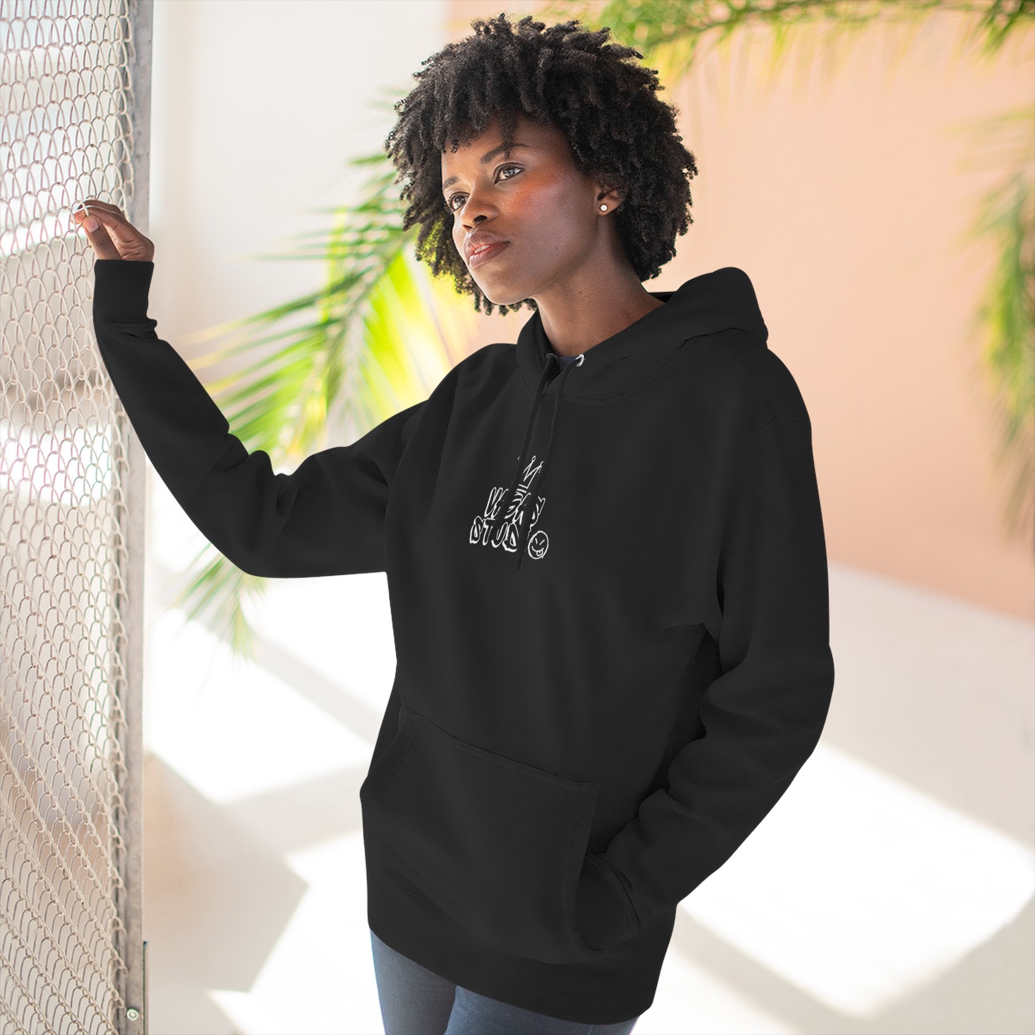 VAGAS studio  — Three-Panel Fleece Hoodie