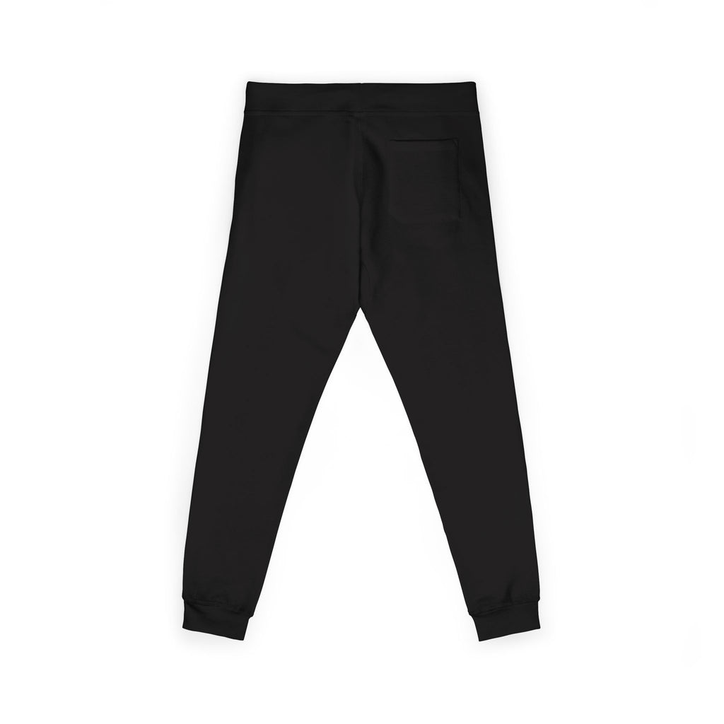 VAGAS studio  —  Embroidered Black Fleece Sweatpants